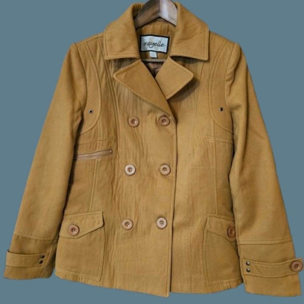 NWOT Neyelle Double Breasted Pea Coat/ Jacket